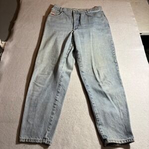 Vintage HIS Jeans Mens Light Wash Denim Blue Straight Leg 90s Classic 32x29